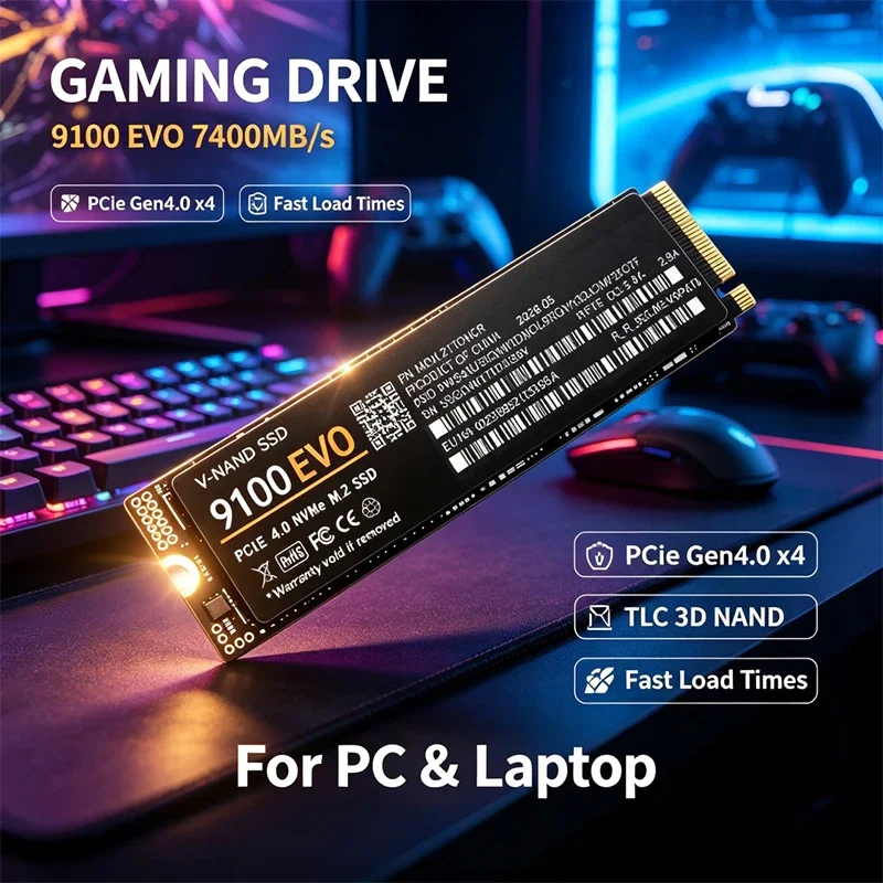 Gaming M.2 NVMe SSD 9100 EVO P - M.2 Nvme 4Tb Pcie 4.0 Ssd 评论和价格