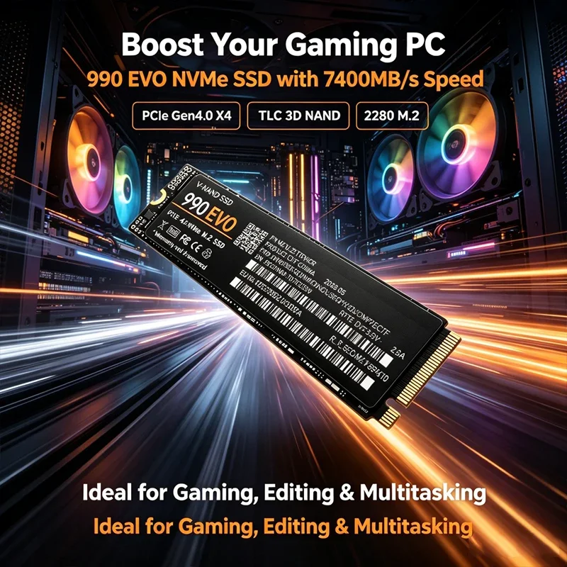 Gaming M.2 NVMe SSD 990 EVO PC - M.2 Nvme 4Tb Pcie 4.0 Ssd 评论和价格