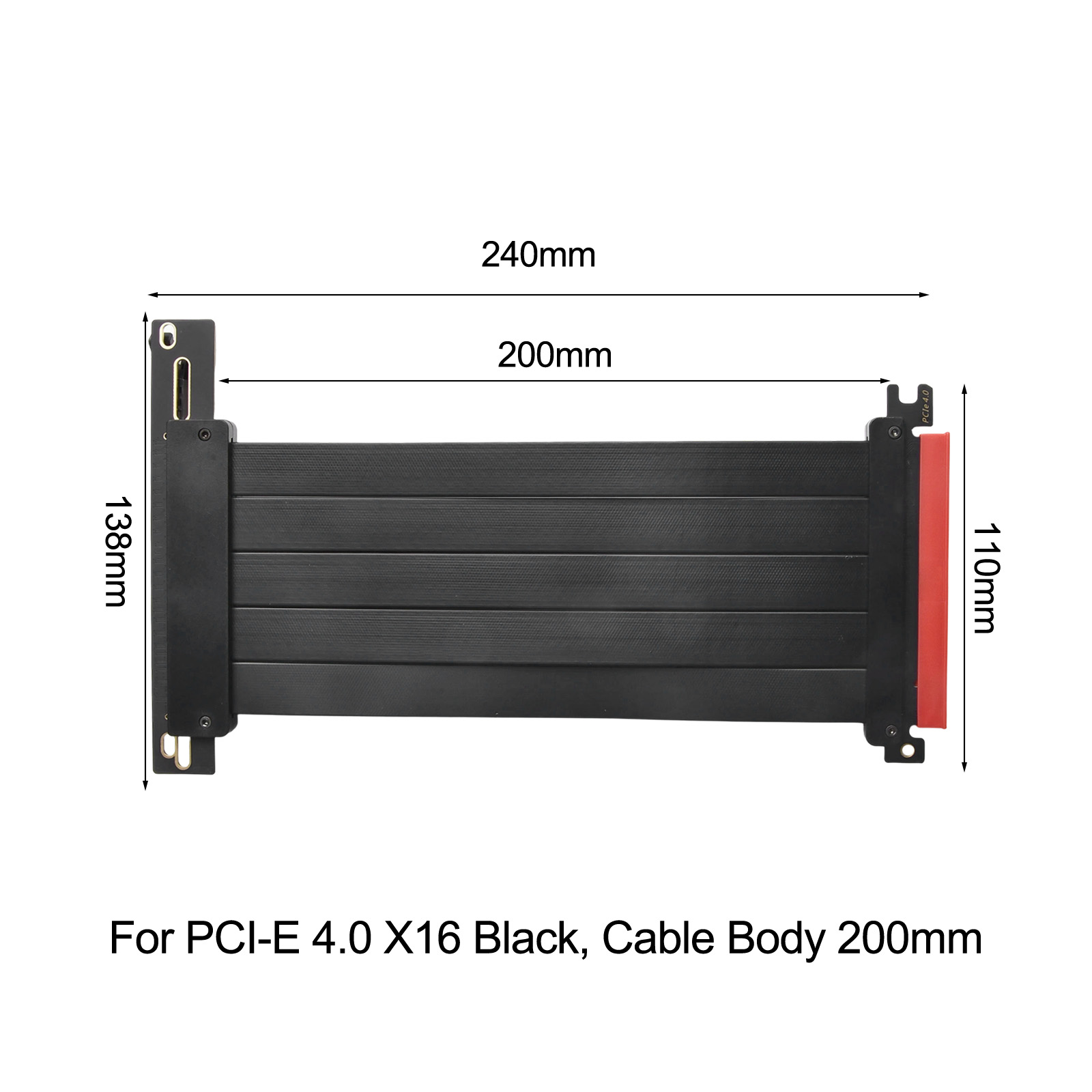 For PCIe 4.0 X16 Riser Cable 2 - Pcie 4.0 X16 Riser Cable 90 Degree 评论和价格