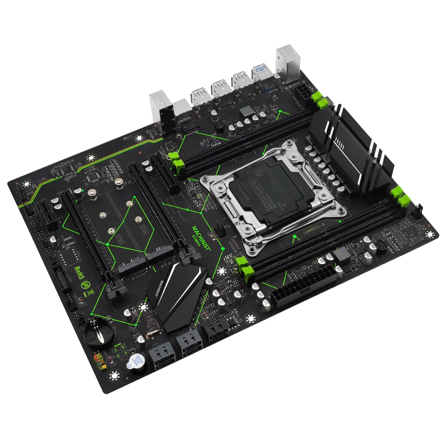 MACHINIST E5 MR9A V1.0 X99 Mot - X99 Dual Cpu Motherboard Combo 评论和价格